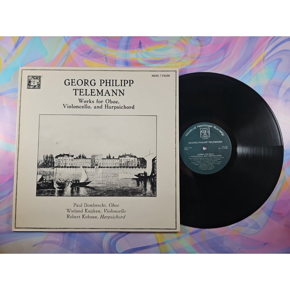 Paul Dombrecht/Georg Philipp Telemann - Works for Oboe...(Record) MHS 7192W VG+